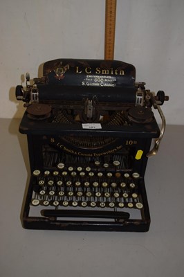 Lot 191 - Vintage LC Smith typewriter