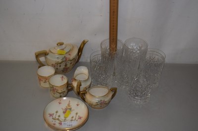 Lot 192 - Crown Devon tea set together with a set of...