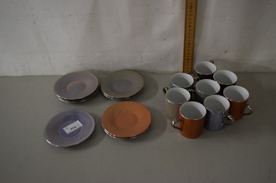 Lot 196 - Lustre finish coffee set