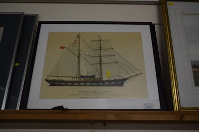 Lot 222 - Print of the Victory and another of the...