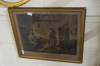 Lot 228 - Ale house politicians, gilt frame