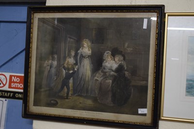 Lot 236 - A visit to the boarding school, coloured...