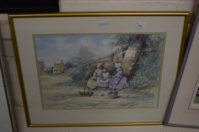 Lot 253 - Girls by the roadside by Jason Partner...