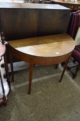 Lot 281 - Georgian mahogany card table