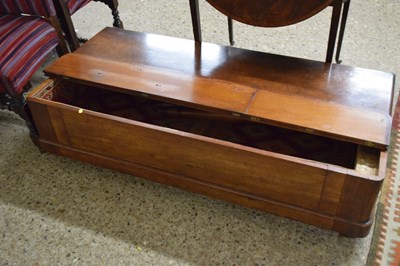 Lot 284 - Mahogany side table converted from a georgian...