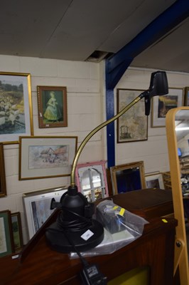 Lot 290 - Serious readers desk lamp with 2 new bulbs and...