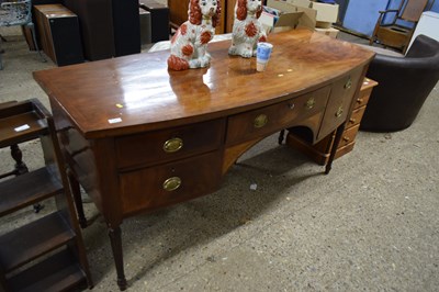 Lot 303 - Georgian mahogany bow front sideboard