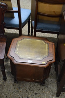 Lot 313 - Victorian mahogany former commode