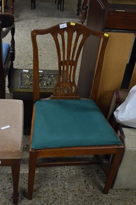 Lot 318 - Georgian dining chair