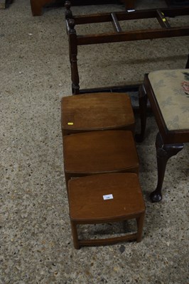 Lot 346 - Nest of three small tables