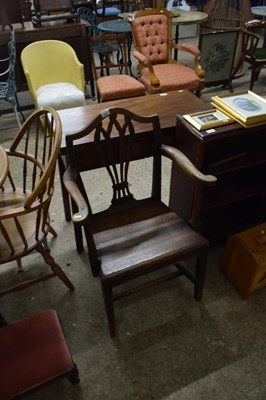 Lot 360 - Georgian hard seated dining chair