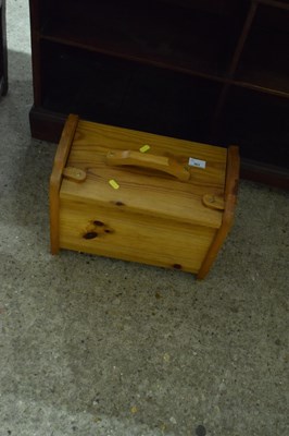 Lot 363 - Vintage pine sewing box