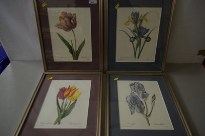 Lot 512 - Four floral framed prints