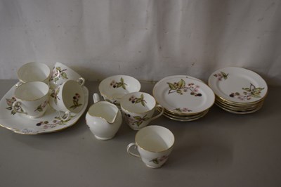 Lot 515 - Adderley tea set 'Bramble'