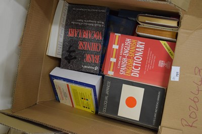 Lot 701 - One box books, language and childrens interest