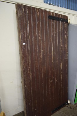 Lot 720 - Pair of large wooden shed or garage doors