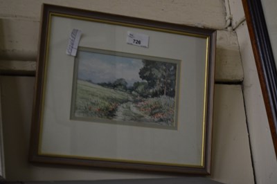 Lot 726 - Jason Partner 'Poppy Land', water colour...