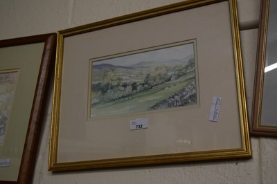 Lot 732 - Jason Partner 'Autum in swaledale' water...