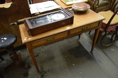 Lot 752 - Late Victorian two drawer side table