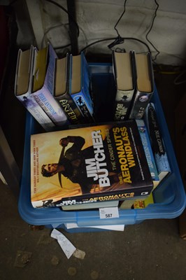 Lot 587 - Assorted hardback fiction and others