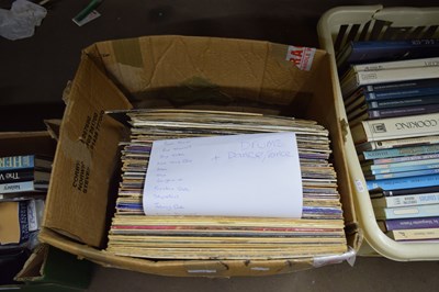 Lot 594 - ONE BOX MIXED RECORDS TO INCLUDE ABBA, DAVID...