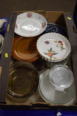 Lot 602 - Assorted bake ware including a Portmeirion dish