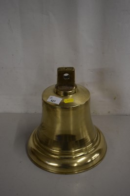 Lot 627 - A brass bell (no clanger)
