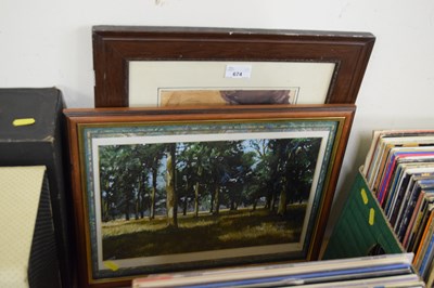 Lot 674 - Two framed pictures