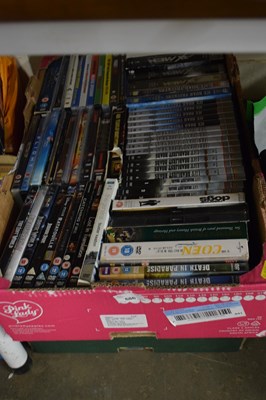 Lot 686 - Two boxes of DVD's