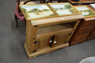 Lot 756 - Pine television cabinet