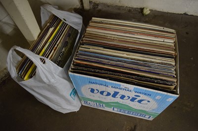 Lot 602 - ONE BOX AND ONE BAG OF ASSORTED RECORDS