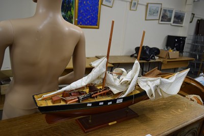 Lot 762 - Model boat requiring restoration