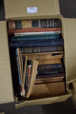 Lot 771 - One box books, poetry
