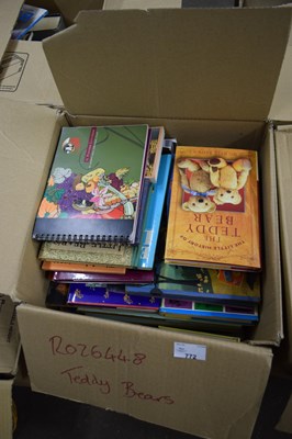 Lot 772 - One box books, teddybear interest