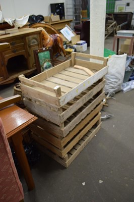 Lot 786 - six wooden fruit trays