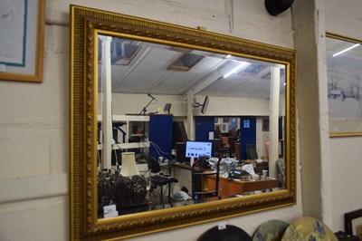 Lot 659 - Gilt framed wall mirror