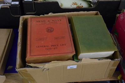 Lot 663 - One box mixed books