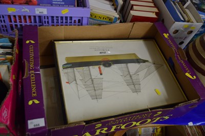 Lot 666 - Box various mixed prints to include studies of...