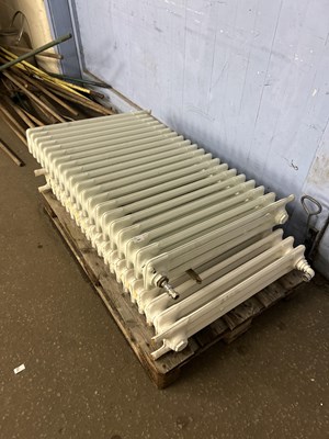 Lot 741 - Two cast iron radiators