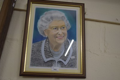 Lot 632 - FRAMED PORTRAIT OF THE QUEEN