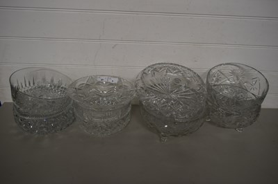 Lot 5 - SELECTION OF NINE VARIOUS 20TH CENTURY CLEAR...