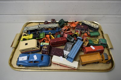 Lot 40 - COLLECTION OF MIXED DIE-CAST AND OTHER TOY...