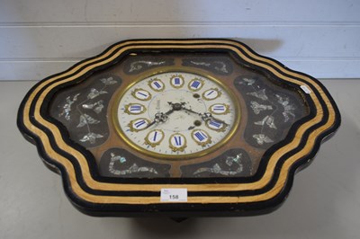 Lot 158 - LATE 19TH CENTURY FRENCH WALL CLOCK, THE...