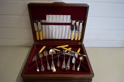 Lot 168 - CANTEEN OF SILVER PLATED CUTLERY