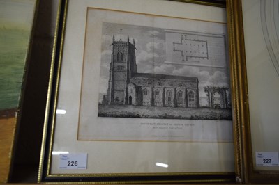 Lot 226 - 'THE SOUTH EAST PROSPECT OF CROMER CHURCH 1787'...