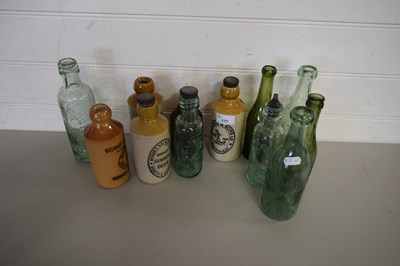 Lot 177 - MIXED LOT : STONEWARE GINGER BEER BOTTLES AND...