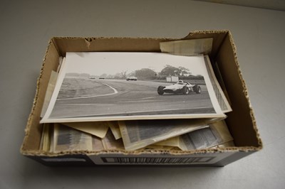 Lot 103 - BOX CONTAINING VARIOUS BLACK AND WHITE...