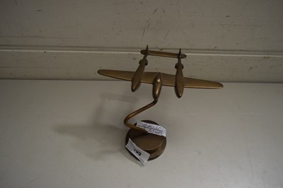 Lot 109 - DESK ORNAMENT FORMED AS A PLANE