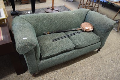 Lot 364 - VICTORIAN TWO SEATER DROP END SOFA, 172CM WIDE