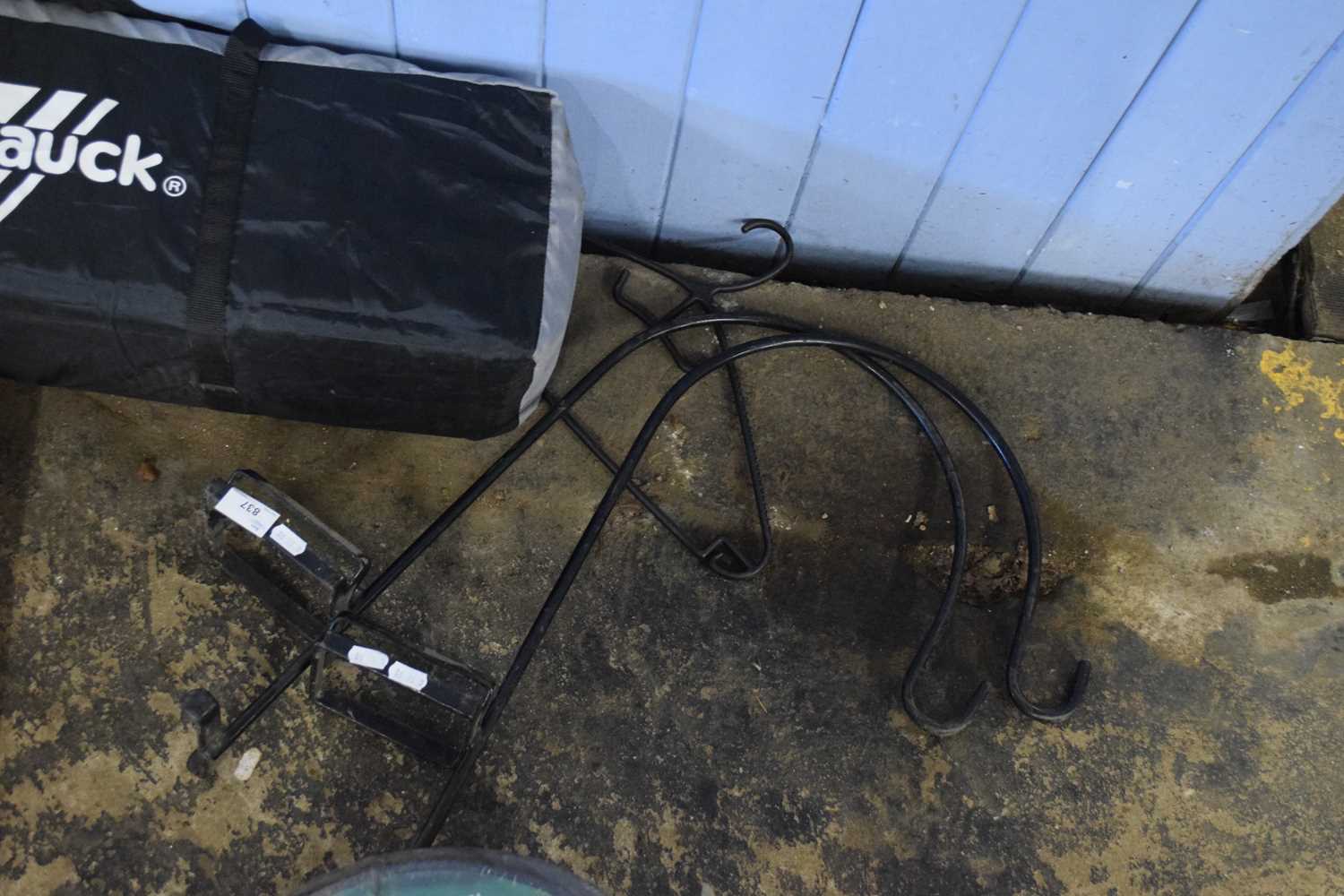 Lot 837 TWO HANGING BASKET BRACKETS